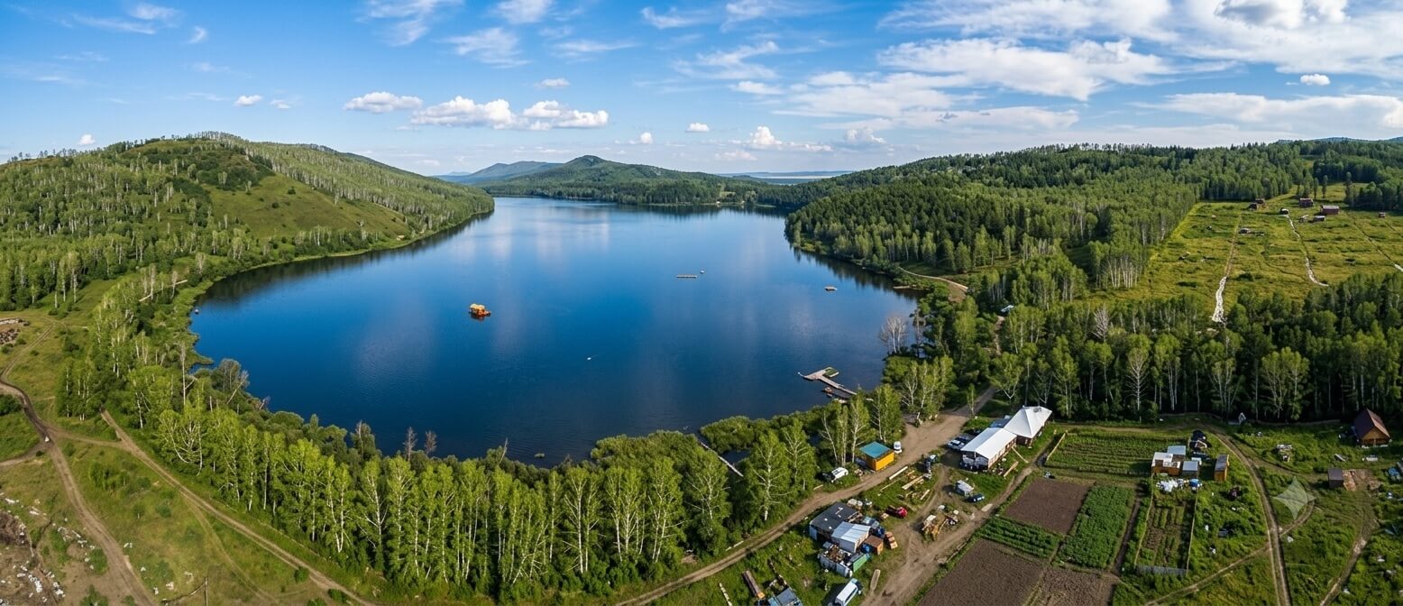 Озеро Теренкуль в челябинской области