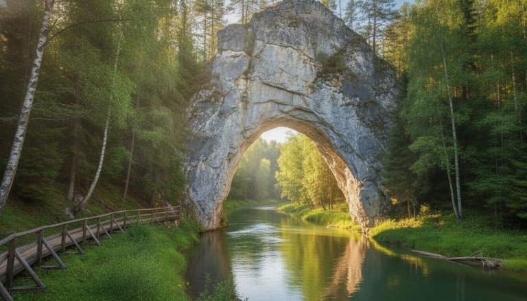 Природный парк «Оленьи Ручьи» на Среднем Урале: скалы, пещеры и тропы