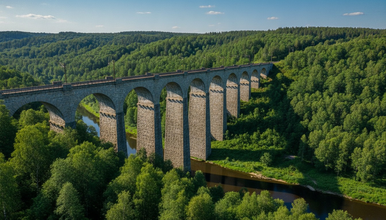 Красноуфимские виадуки на Среднем Урале: старинные каменные мосты, как добраться и что рядом